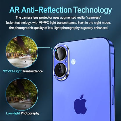 ivoler Camera Lens Protector for iPhone 17/16 /16 Plus, 4-Pack - size: iphone 17 6.3"/16 6.1“/16 plus 6.7"