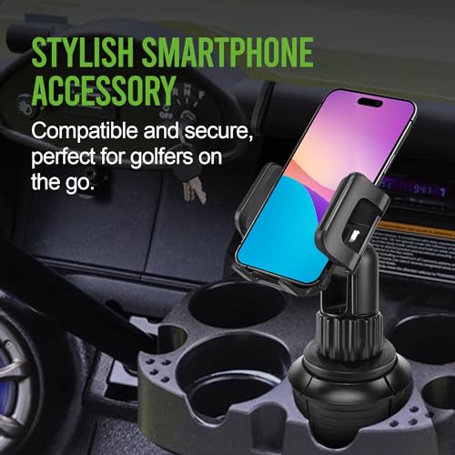 Cellet Car Cup Holder Phone Mount, Phone Holder Mount Cradle Universal Adjustable Compatible for Apple iPhone, Samsung Galaxy, Moto, Google Pixel Smartphones - style: Regular Neck 6 inch