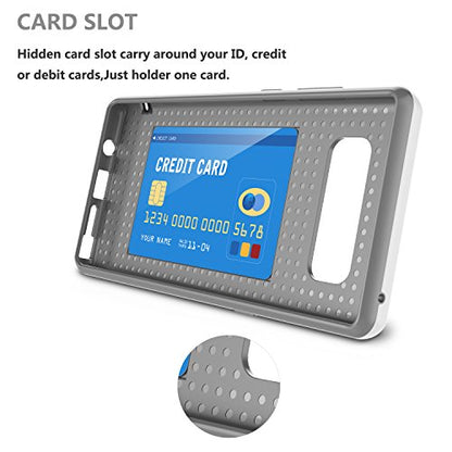 Galaxy Note 8 Case, Note 8 Cover, Jeylly [3 Color] Slim Hybrid Impact Rugged Soft TPU & Hard PC Bumper Shockproof Protective Anti-Slip Case Cover Shell for Samsung Galaxy Note 8 SM-N950 - Light Gray | [3 Color] Slim Hybrid Impact Rugged Soft TPU & Hard PC