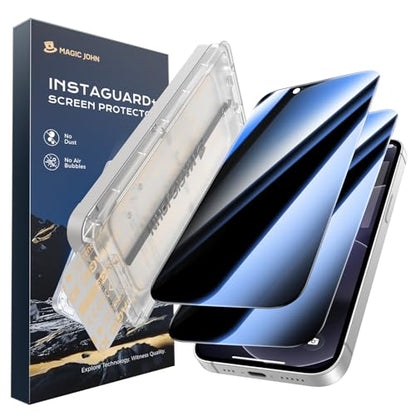 MAGIC JOHN 3rd Gen for iPhone 17e/16e/14/13/13pro Privacy Screen Protector - color: Privacy