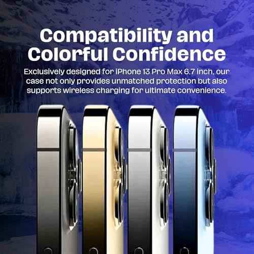 for Apple iPhone 13 Pro Max Case 6.7", Periwinkle Silicone 13 Pro Max Phone Case, Light Baby Blue Phone Cases with Shockproof Military Grade Drop Protection, Non-Slip & Anti-Scratch Aesthetic Cases - color: Periwinkle
