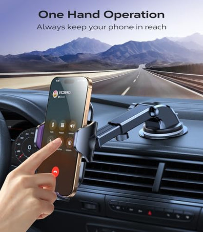 VICSEED Upgraded [Racing-Grade Steady] Phone Holders for Your Car, Purple - color: Purple