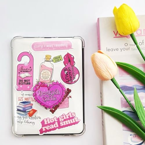 Cute Bookish Girlie Expandable Collapsible Grip, for with Kindle E-Readers, iPhones and Smartphones,Rotating Folding Elastic Base, A Gift for Book Lover - color: Bookish Girlie