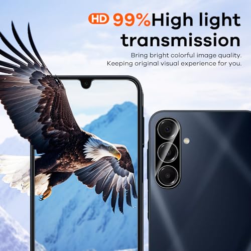 3+3 for Samsung Galaxy A15 5G Privacy Screen Protector Camera Protector - size: Galaxy A15 Privacy