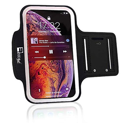 RevereSport Running Armband for iPhone 11 Pro Max. Sports Phone Case Holder for Runners and Gym Exercise (6.5")