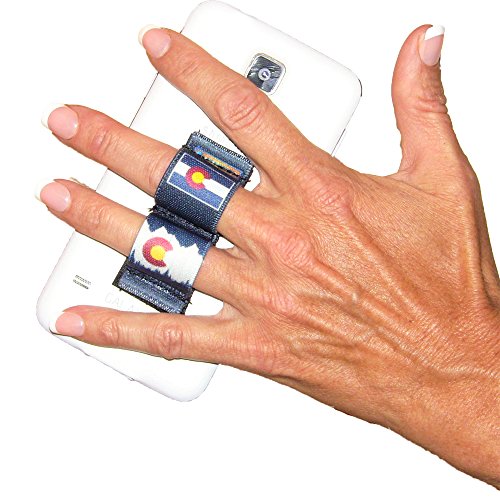 LAZY-HANDS 2-Loop Phone Grip - FITS Most - Colorado Blue - color: Colorado Blue - Fits Most