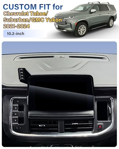 SKYLOTEC Magnetic Charger Phone Mount for Chevy Tahoe/Suburban 2021-2024 - color: Magnetic Wireless Charger, size: Tahoe 2021-2024 (10.2 inch screen)