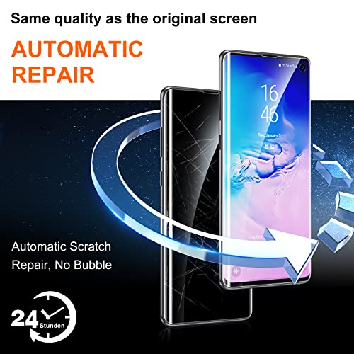 UniqueMe for Samsung Samsung Galaxy S10 Screen Protector Full Coverage - size: S10（6.1 inch ）