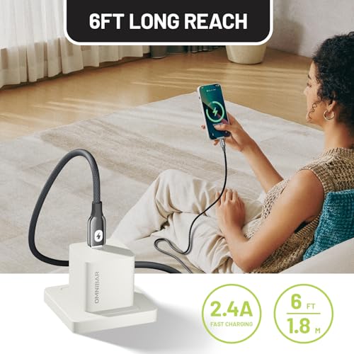 USB C to Lightning Cable 6FT, MFi Certified iPhone Charger Cord - color: C to L Braided Black