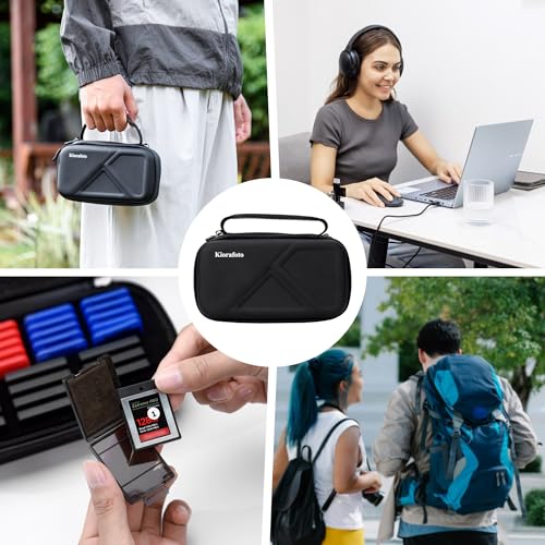 EVA PU Memory Card Holder with Individual 20 SD & 12 XQD/CFB Cards Cases - size: for 12 XQD & 20 SD