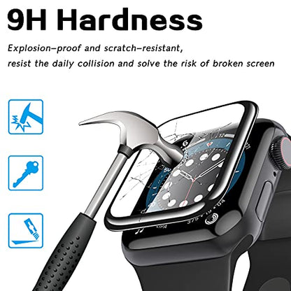 geekboy 2 Pack Glass Screen Protector for Apple Watch Series 6/SE/5/4, 40mm - size: 40 mm