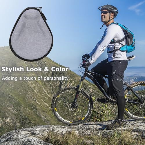 Ginsco Universal Bone Conduction Headphone Case Compatible with SHOKZ New OpenRun Pro 2/Pro 2 Mini/OpenRun/OpenSwim Open-Ear Sport Headphones, Compatible with Raycon/MRYTKY/CXK/Ogogrs etc (Gray) - color: Gray