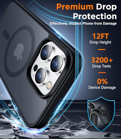 SPIDERCASE Magnetic for iPhone 14 Pro Max Case, Black - color: Black, size: Iphone 14 Pro Max 6.7''