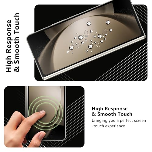 For Samsung Galaxy Z Fold 5, 2 Inner Films, 2 Cover Glass, 2 Lens Guards - size: 6.20 inch