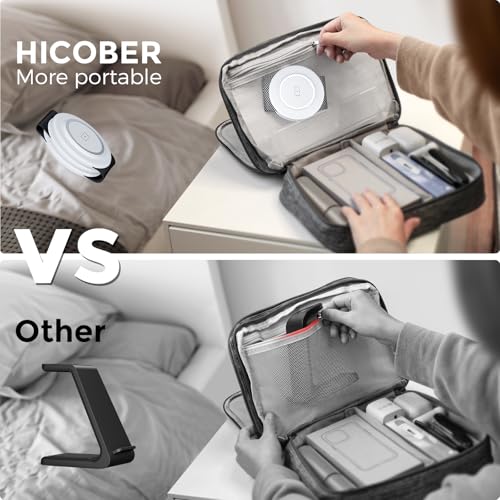 HICOBER 3IN1 Wireless Charging Station for iPhone,Watch,AirPods,Black&White - color: Black&White