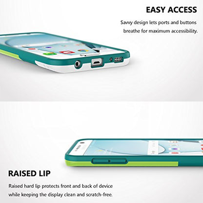 Jeylly Galaxy S7 Case, [3 Color] Slim Hybrid Impact Rugged Soft TPU & Hard PC Bumper Shockproof Protective Anti-Slip Case Cover Shell for Samsung Galaxy S7 S VII G930 GS7 - Green | [3 Color] Slim Hybrid Impact Rugged Soft TPU&Hard PC Bumper Shockproof Pro