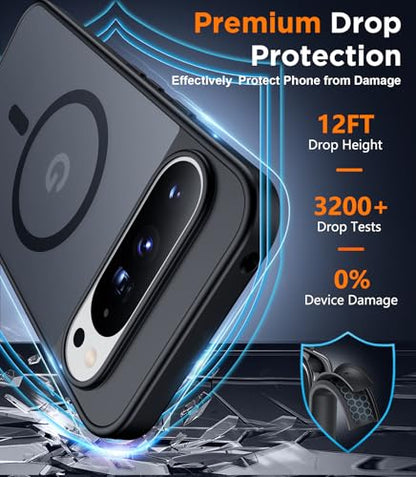 SPIDERCASE Designed for Google Pixel 10 Pro XL Case, Black - color: Black, size: Pixel 10 Pro XL