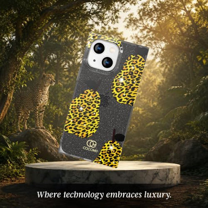 COCOMII Rectangle for iPhone 14/iPhone 13 Case, Leopard Pear | Compatible with MagSafe Wireless Charging, Shockproof 10ft Drop Protection, Camera & Screen Protection, Premium Glossy Finish - color: Leopard Pear, size: iPhone 14/iPhone 13 (6.1")