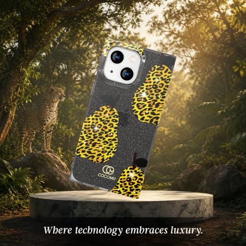 COCOMII Rectangle for iPhone 15 Case, Leopard Pear | Compatible with MagSafe Wireless Charging, Shockproof 10ft Drop Protection, Camera & Screen Protection, Premium Glossy Finish - color: Leopard Pear, size: iPhone 15 (6.1")