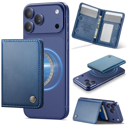 Defencase for Magsafe Wallet Magnetic Card Holder RFID Blocking, Dark Blue - color: Fashion Dark Blue