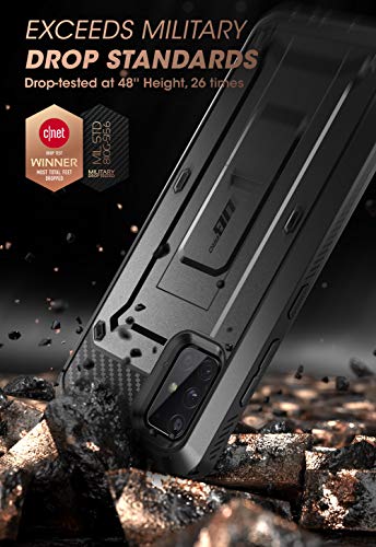SUPCASE for Samsung Galaxy A71 5G Case with Built-in Kickstand, Black | Built-in Screen Protector, Belt Clip, Full-Body, Military-Grade Protection, Not for A71 5G UW Verizon, Unicorn Beetle Pro - size: Galaxy A71 5G