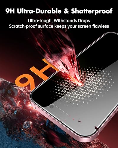 UNBREAKcable 4PCS Screen Protector for iPhone 15 Plus - 2 Privacy Tempered Glass+ 2 Clear Glass Double Shatterproof [Installation Frame] [9H Hardness] [Case Friendly] Anti-Scratch iPhone 6.7 inch - size: iPhone 15 Plus