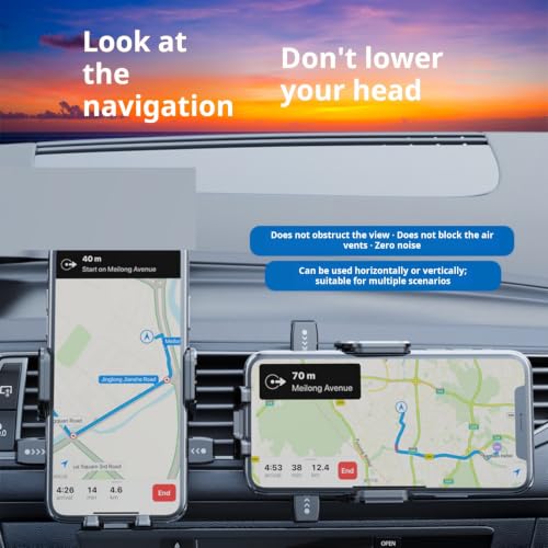 Car Phone Holder Mount for Dodge Charger Sedan 2011-2020 - color: Textured Finish