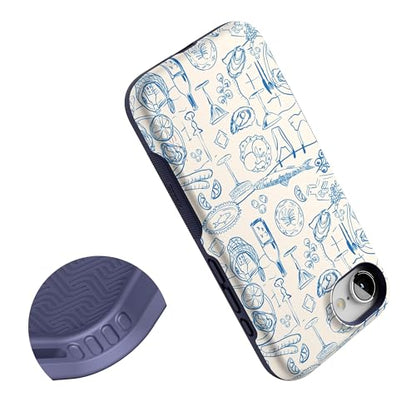 Casely iPhone 16e Case | Amalfi Aperitivo | Dolce Vita | Bold Protective Design | Compatible with MagSafe - color: Amalfi Aperitivo | Dolce Vita