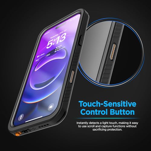 Encased Waterproof Case for iPhone 17 Pro with Belt Clip - IP-68 Full-Body Protection with Camera Control Button and Port Covers [Military Grade] (Compatible with MagSafe) - size: iPhone 17 Pro