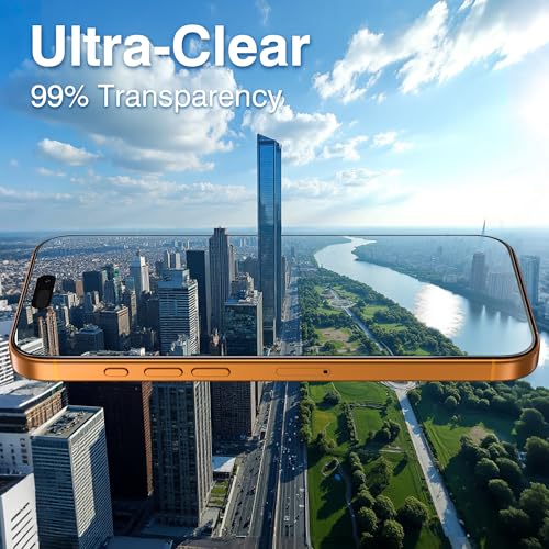 EZ-GLAZ-4+2 Pack for iPhone 17 Pro Max Screen Protector (6.9") HD Clear - size: iPhone 17 Pro Max