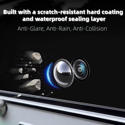 Car Camera Lens Protector,Car 360 Panoramic Camera Protective Cover,Clear Transparency Weatherproof Cars Backup Cameras Protection,Anti-Glare,Anti-Rain,Anti-Collision (2)