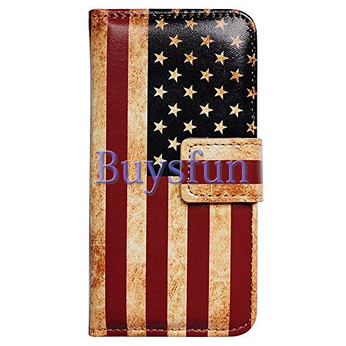 Case for Galaxy S26,Retro American Flag Leather Flip Phone Case Wallet Cover with Card Slot Holder Kickstand Case for Samsung Galaxy S26 - color: Retro American Flag Style