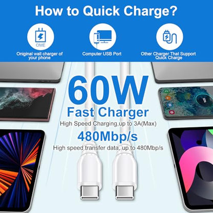 65W for Samsung Galaxy S26 Ultra Charger Super Fast Charger & Foldable Plug