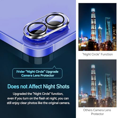 ivoler Camera Lens Protector for iPhone 17/16 /16 Plus, 4-Pack - size: iphone 17 6.3"/16 6.1“/16 plus 6.7"