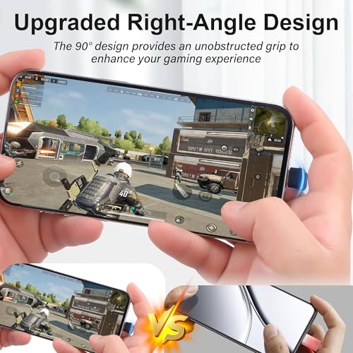 Right-Angle USB-C to USB-A Flat Cable,PD 65W USB-C Cable for Fast Charging Flat 90-Degree Type-C to A Short CableCompatible with Phone 15/16,Galaxy S21/S22/S23,Power Bank,etc.-0.5M/1.6Ft
