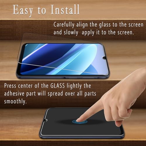 2 Pack Screen Protector for Samsung Galaxy A25 5G Tempered Glass - color: Clear-Galaxy A25 5G