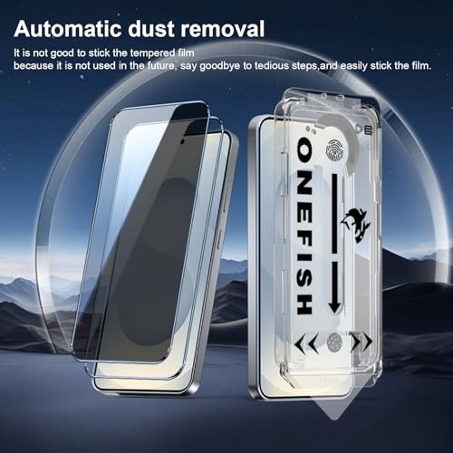OneFish Privacy Screen Protector Compatible with Samsung Galaxy S25, 2Pack - color: HD, size: Galaxy S25