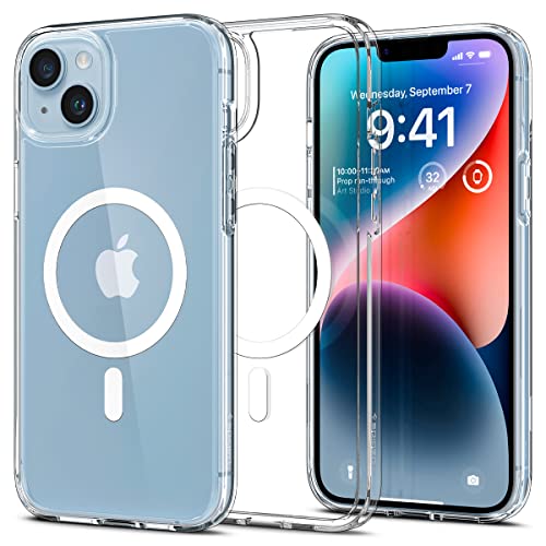 Spigen for iPhone 14 Case, Ultra Hybrid MagFit [Anti-Yellowing] [Compatible with Magsafe] - Clear - color: Clear, size: iPhone 14