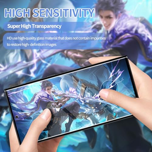 3Pack Galaxy S22 Ultra Glass Screen Protector, 2Pack Camera Lens Film 9H Hardness 3D Fulll Coverage Case Friendly Compatible with Ultra Sonic Fingerprint For Galaxy S22 Ultra 6.8” - size: Galaxy S22 Ultra 6.8-inch