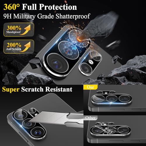4 Pack for Samsung Galaxy S26 Ultra Camera Lens Screen Protector - size: S26 Ultra