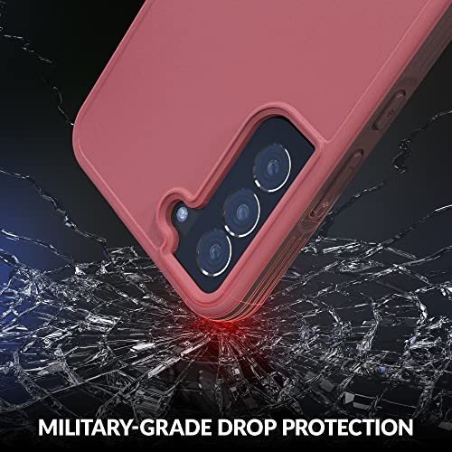 Crave for Galaxy S22 Plus Case, Shockproof Protection Dual Layer Case for Samsung Galaxy S22 Plus (6.6 inch) - Berry - color: Berry