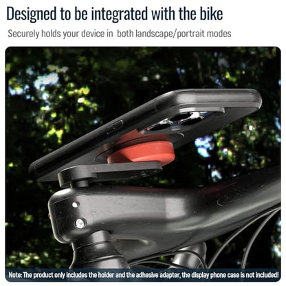 Bike Phone Mount,Mountain Bicycle Stem Cap Phone Holder,Fit All Stem Cap - color: 【1st Gen】Stem Cap Mount-Orange