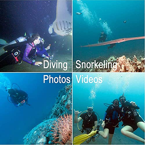 2026 Waterproof Snorkeling Phone Case, Underwater Phone Case for iPhone 17/16/15/14/13 Pro Max Plus,Galaxy S10-S25 Plus/Ultra, A21-A56 [50ft/15m] Photo&Video Cover for iPhone Samsung