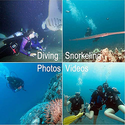2026 Waterproof Snorkeling Phone Case, Underwater Phone Case for iPhone 17/16/15/14/13 Pro Max Plus,Galaxy S10-S25 Plus/Ultra, A21-A56 [50ft/15m] Photo&Video Cover for iPhone Samsung