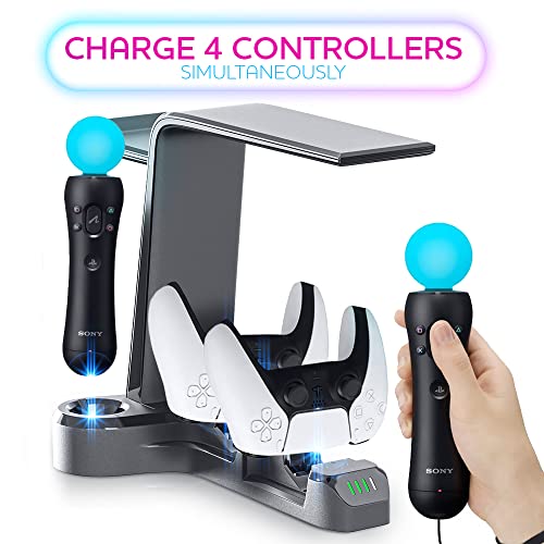 VR Charging Stand, PSVR Charging Station for PS5 - Black - color: PlayStation 5