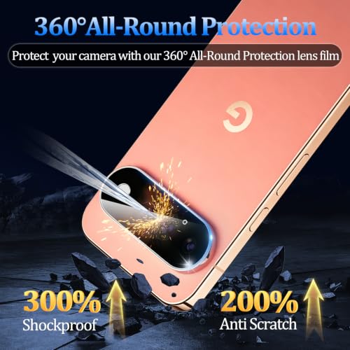 3 Pack Tempered Glass Camera Lens Protector for Google Pixel 11 Pro XL - size: Google Pixel 11 Pro XL