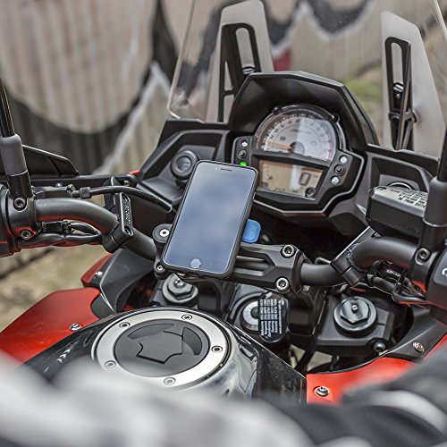 Quad Lock Motorcycle Handlebar Phone Mount for iPhone, Galaxy Pixel and Universal Adapters - size: Handlebar Mount