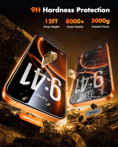 UNBREAKcable iPhone 17 Pro Max Full-Coverage Screen Protector - 3 Pack - size: iPhone 17 Pro Max