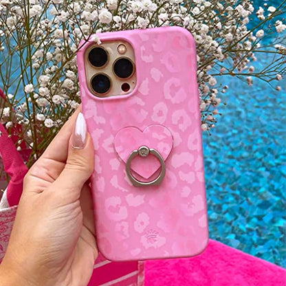 VELVET CAVIAR Cell Phone Ring Holder - Finger Ring & Stand - Improves Phone Grip Compatible with iPhone, Galaxy, Most Smartphones (Hot Pink Leopard) - color: Hot Pink Leopard
