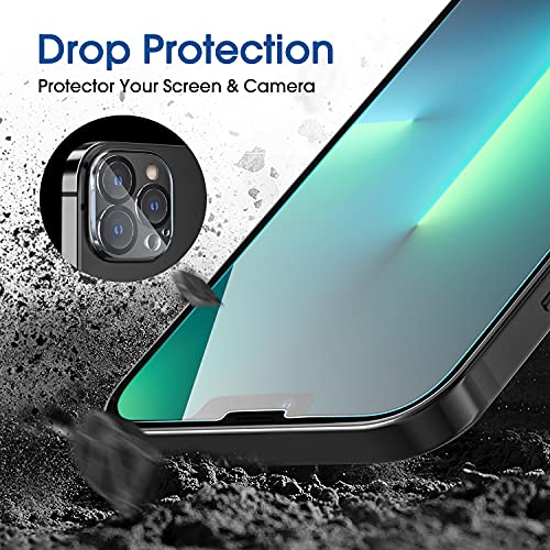 amFilm OneTouch for iPhone 13 Pro Max 6.7'' Screen Protector Tempered Glass - size: 13-6.7”